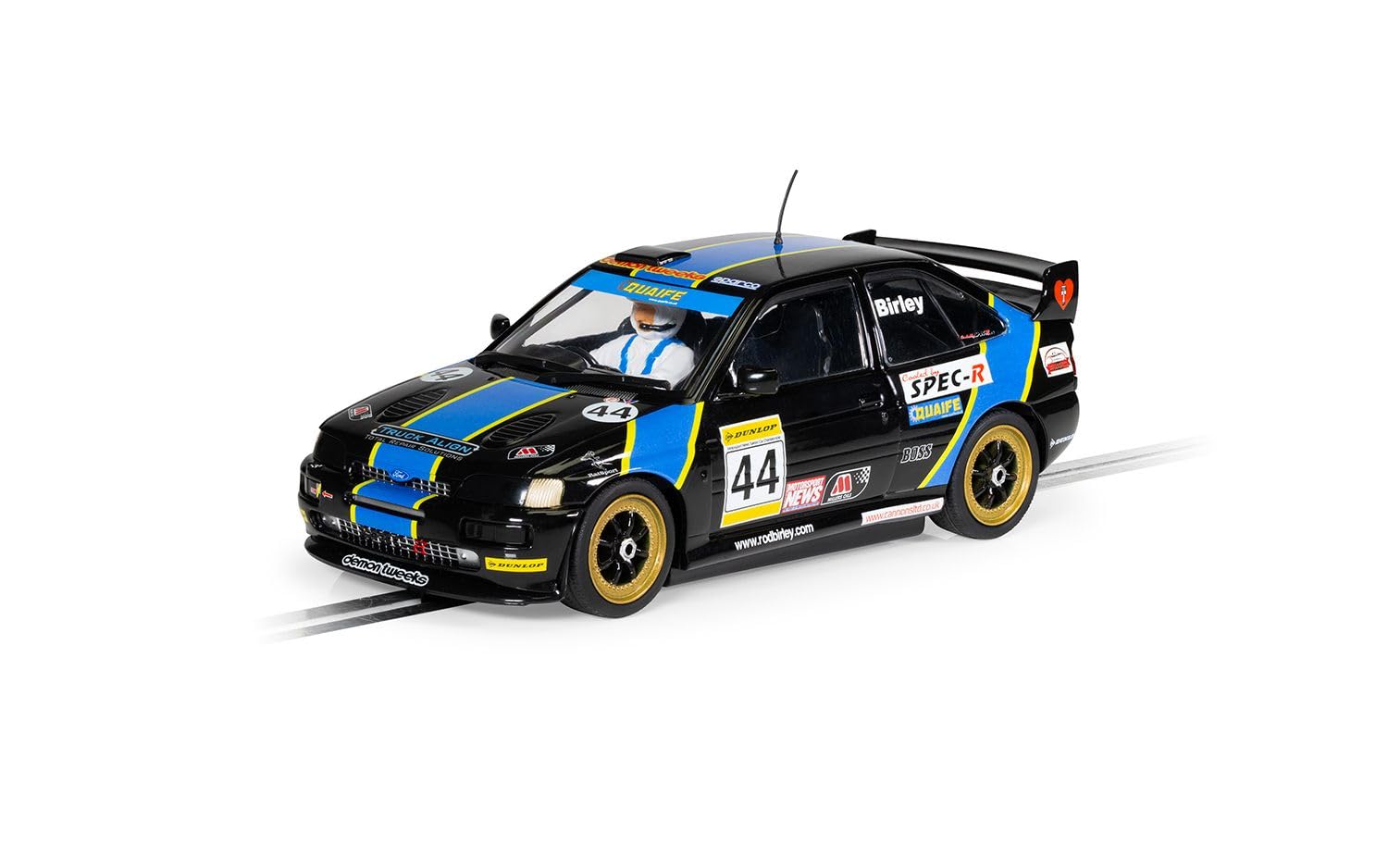 Scalextric Cars - C4427 Ford Escort Cosworth WRC - Rod Birley - Toy Slot Car for use with Scalextric Race Tracks or Set - Small Kids Gift Ideas for Boy/Girl Ages 5+, Scalextric Accessories