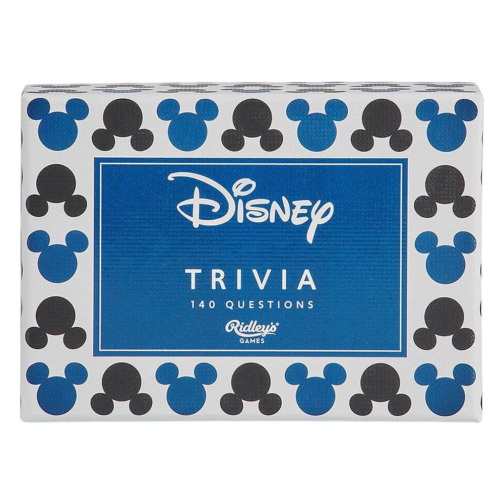 Ridley's DSY002 Disney All Other Trivia Quiz Game, Multi, for 8 years +