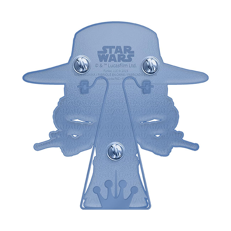 Funko Pop! Large Enamel Pin Star Wars: Clone Wars - Cad Bane - Star Wars Enamel Pins - Cute Collectable Novelty Brooch - for Backpacks & Bags - Gift Idea - Official Merchandise