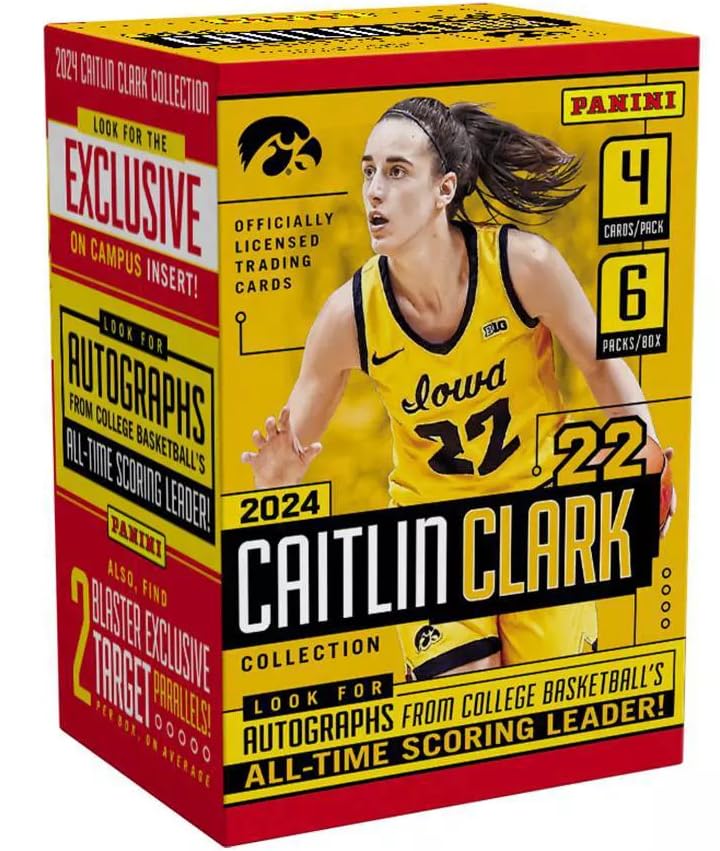 Panini Caitlin Clark Collection Basketball Trading Card Blaster Box