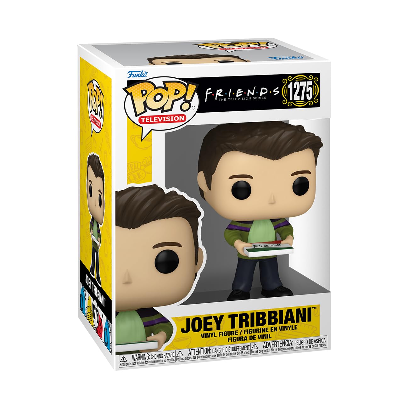 Funko POP! TV: Friends - Joey Tribbiani With Pizza - Collectable Vinyl Figure - Gift Idea - Official Merchandise - Toys for Kids & Adults - TV Fans - Model Figure for Collectors and Display