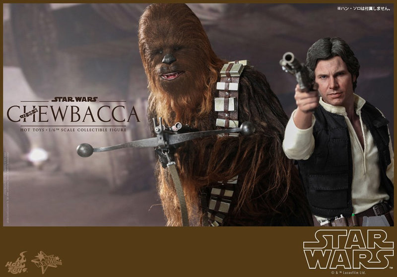 Hot Toys SS902267 1:6 Scale Chewbacca Star Wars Episode 4 A New Hope Movie Masterpiece Series Figure