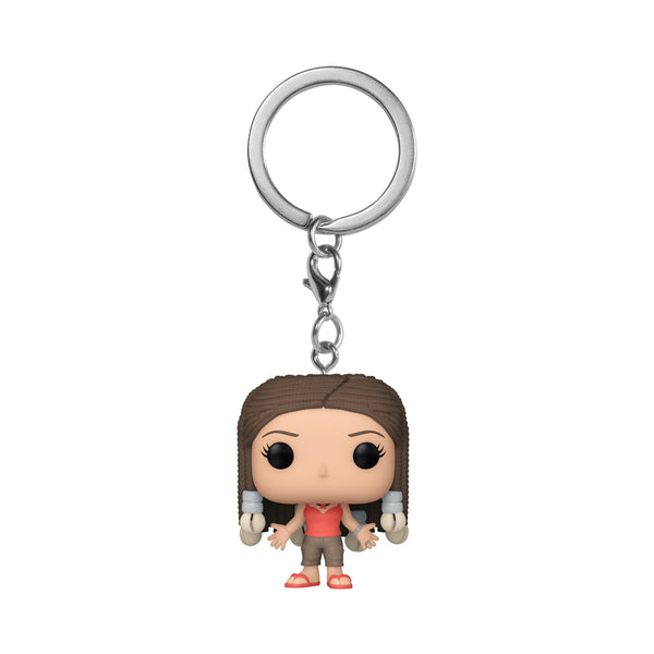 Funko POP! Keychain: Friends - Monica Geller With Braids Novelty Keyring - Collectable Mini Figure - Stocking Filler - Gift Idea - Official Merchandise - TV Fans - Backpack Decor