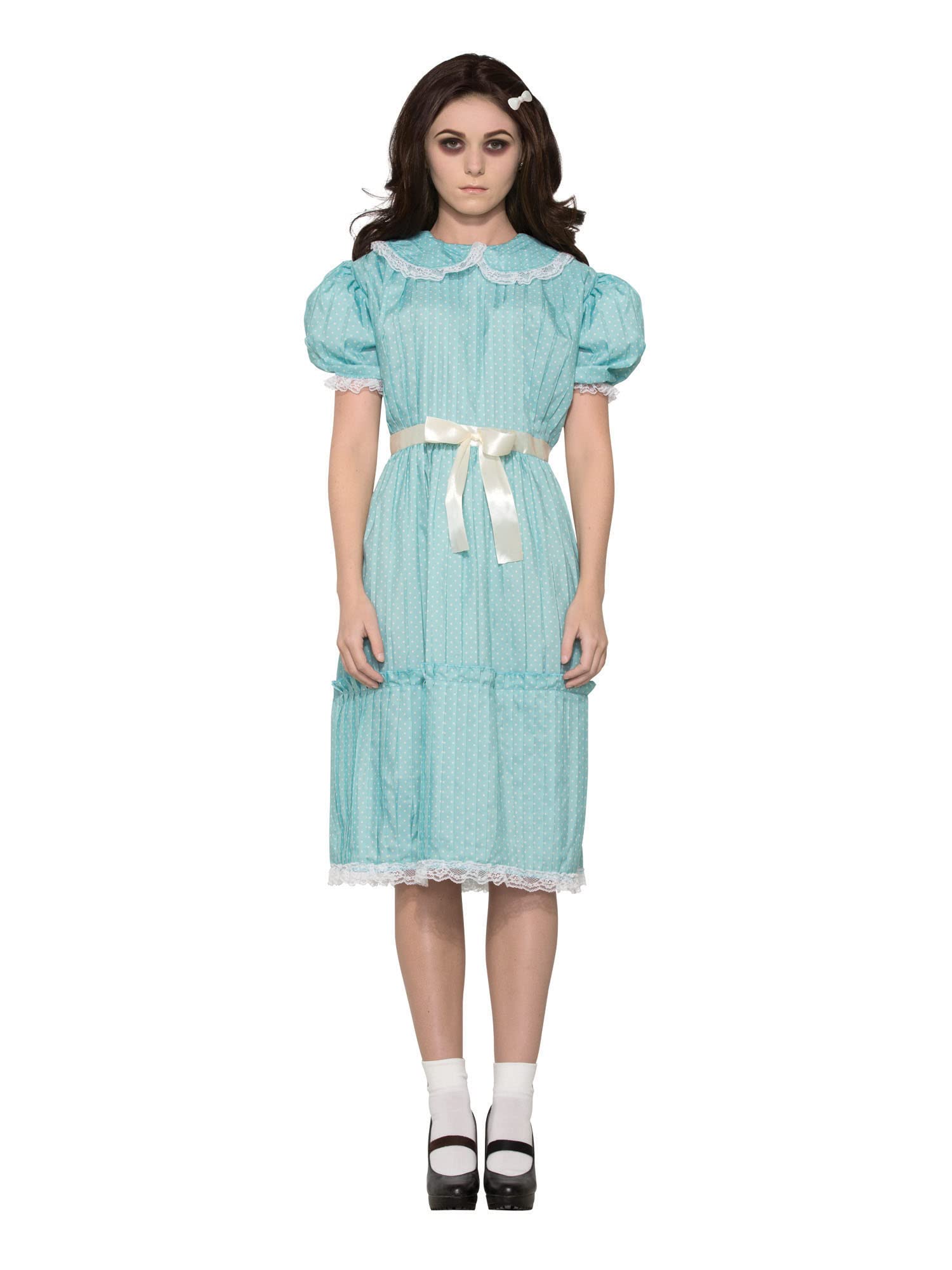 Women's Blue Creepy Sister Dress Costime (Pack of 1) - Perfect Costume for Halloween, Cosplay, Festivals, Themed Events, & More