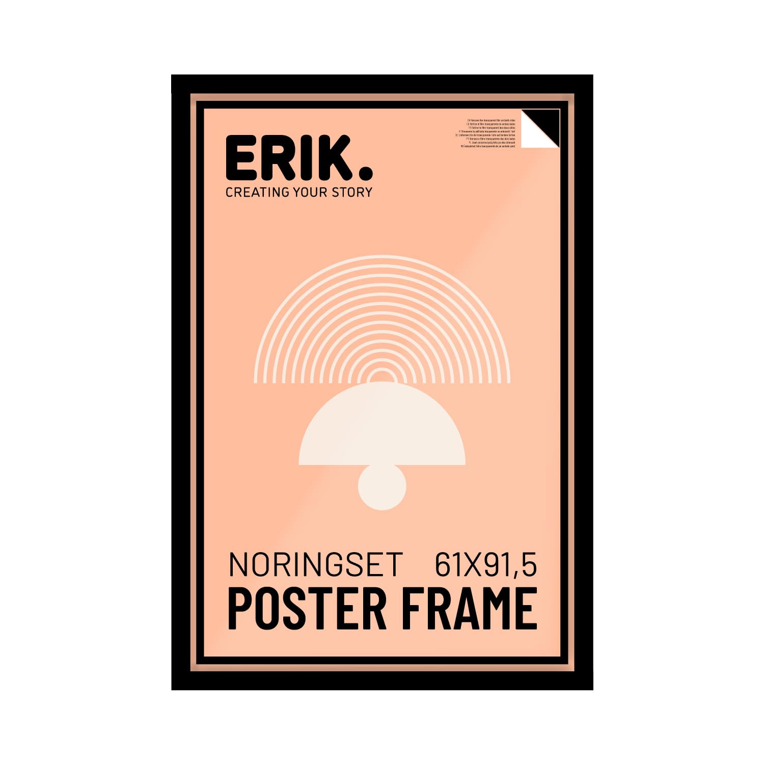 Grupo Erik Poster Frame 61 x 91.5cm - A1 Picture Frame, Black Photo Frames, Picture Frames, Large Picture Frames, Wall Art, Wall Photo Frame, Home Decor, Wall Decor