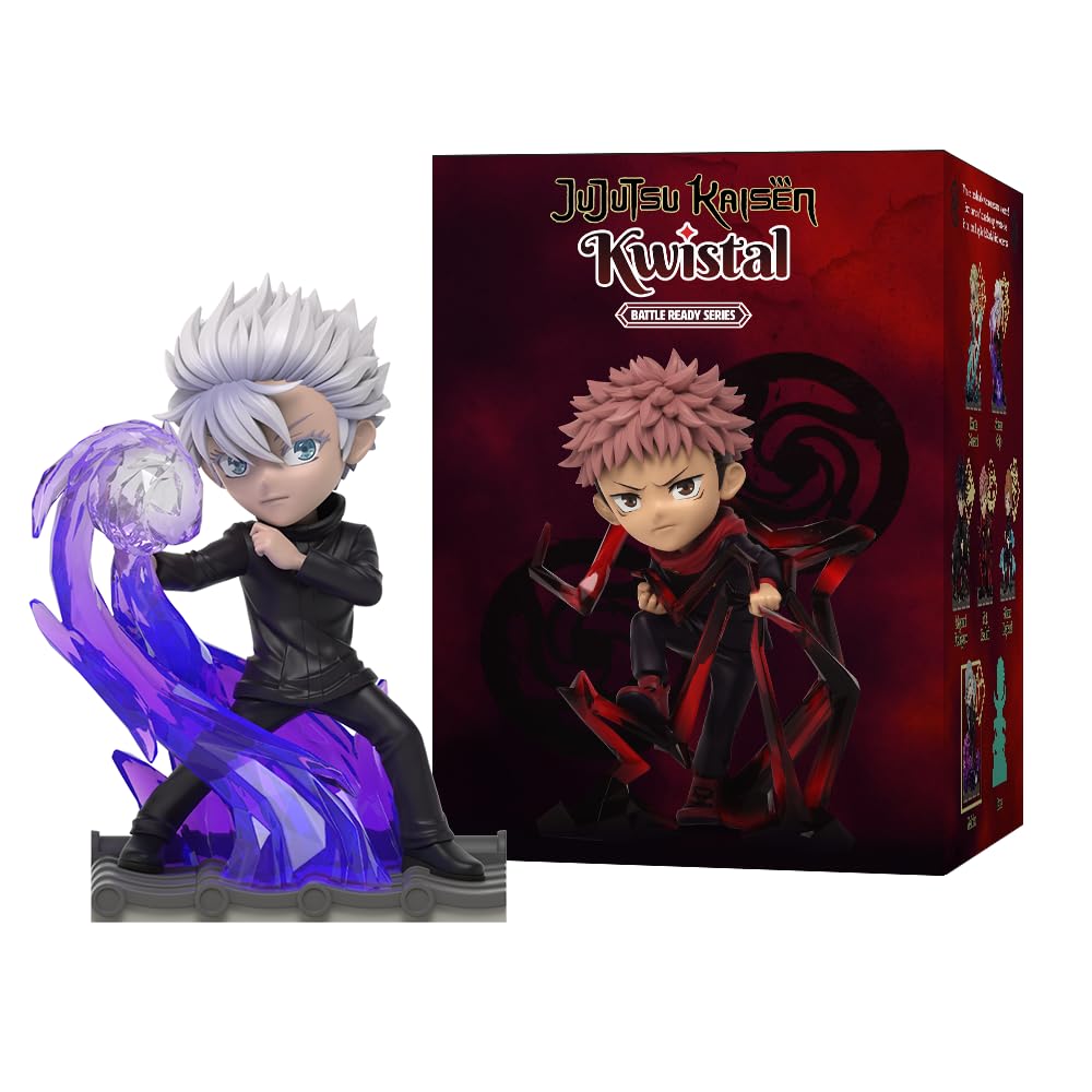 Mighty Jaxx Jujutsu Kaisen Kwistal Fwenz Battle Ready Series | Blind Box Toy Collectible Figurines | One Pack - Contains One Random Figure