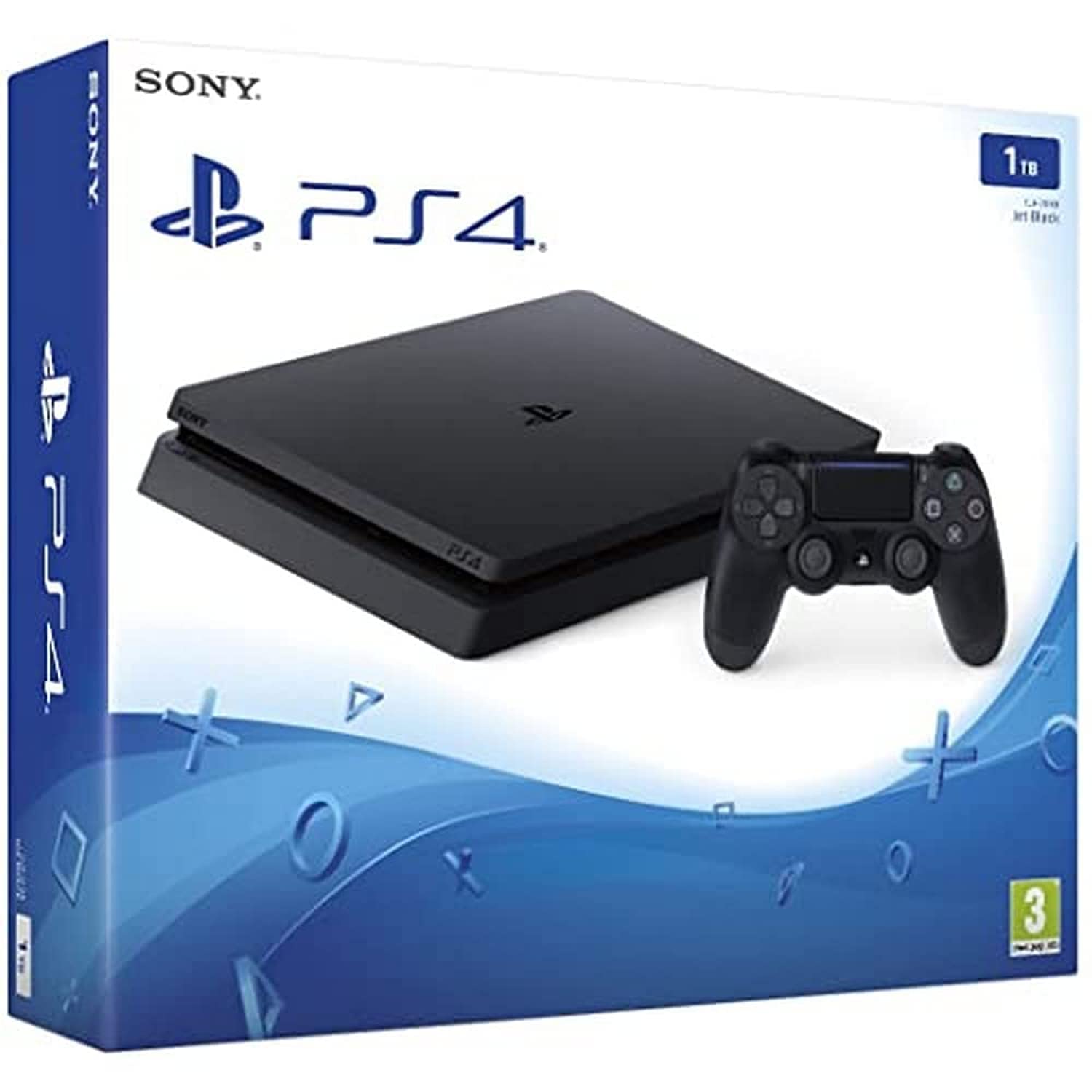 Sony PlayStation 4 1TB Console - Black (Renewed)