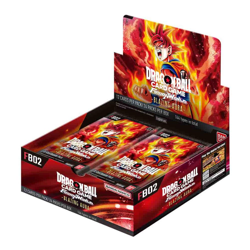 Bandai | Dragon Ball Super CG: Fusion World 02 (FB02) Booster Display | Trading Card Display | Ages 6+ | 2 Players