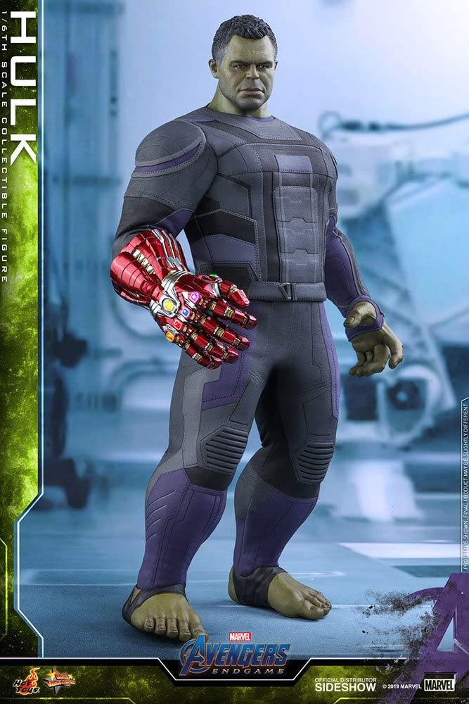 Hot Toys 1:6 Hulk with Gauntlet Figure from Avengers: Endgame, Multi-coloured