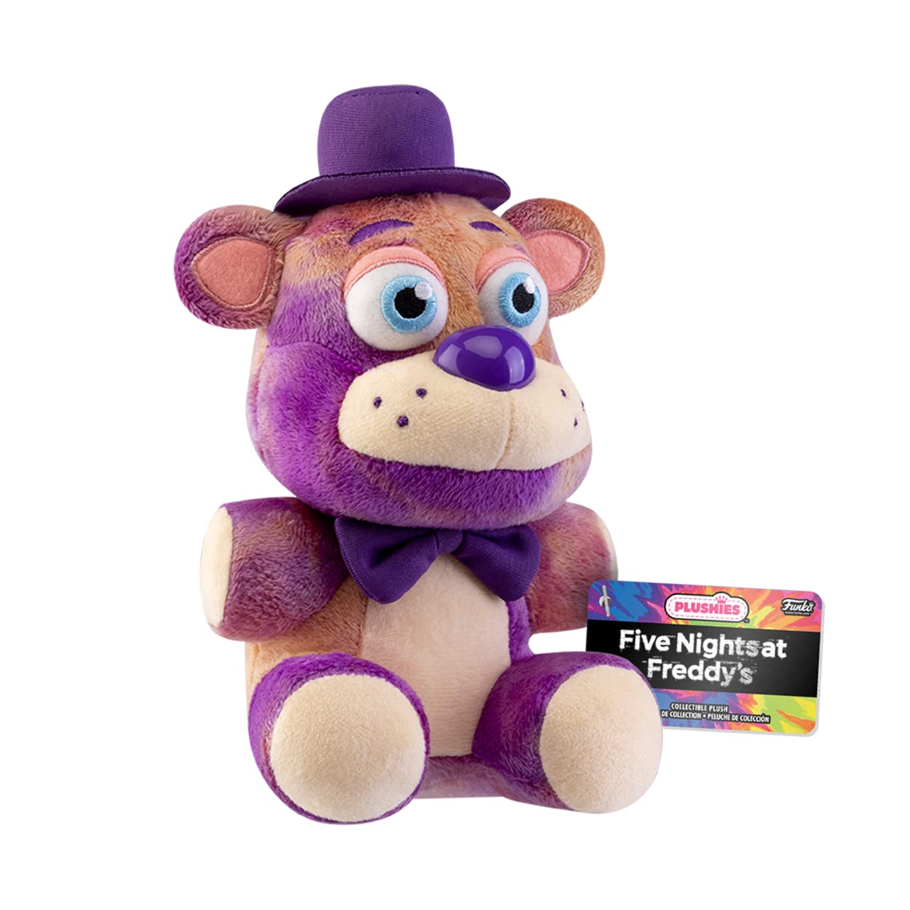 Funko Plush: Five Nights At Freddy's (FNAF) TieDye - Freddy Fazbear - Collectable Soft Toy - Birthday Gift Idea - Official Merchandise - Stuffed