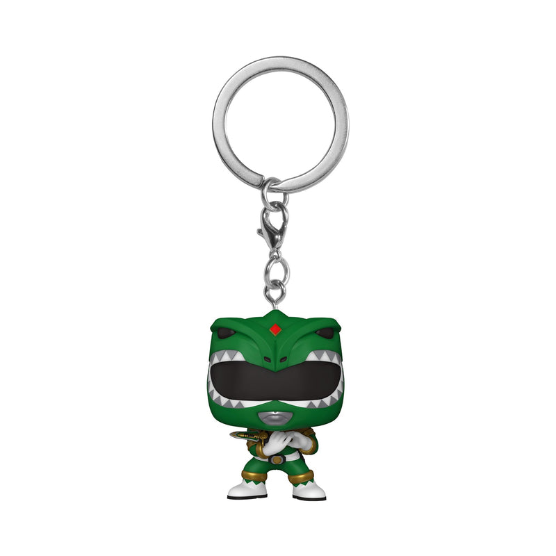 Funko Pop! Keychain: Mighty Morphin Power Rangers 30th - Green Ranger - Power Rangers TV Novelty Keyring - Collectable Mini Figure - Stocking Filler - Gift Idea - Official Merchandise - TV Fans