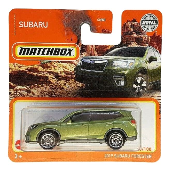 Matchbox - 2019 Subaru Forester - MBX 10/100 - GXM37 - Short Card - Superfast Lesney - Green Metallic Mattel 2020