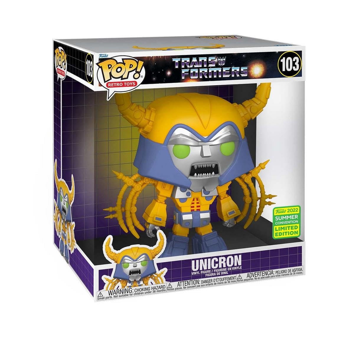 POP Transformers (1984) - Unicron Jumbo Vinyl Figure (2022 Summer Convention Exclusive)