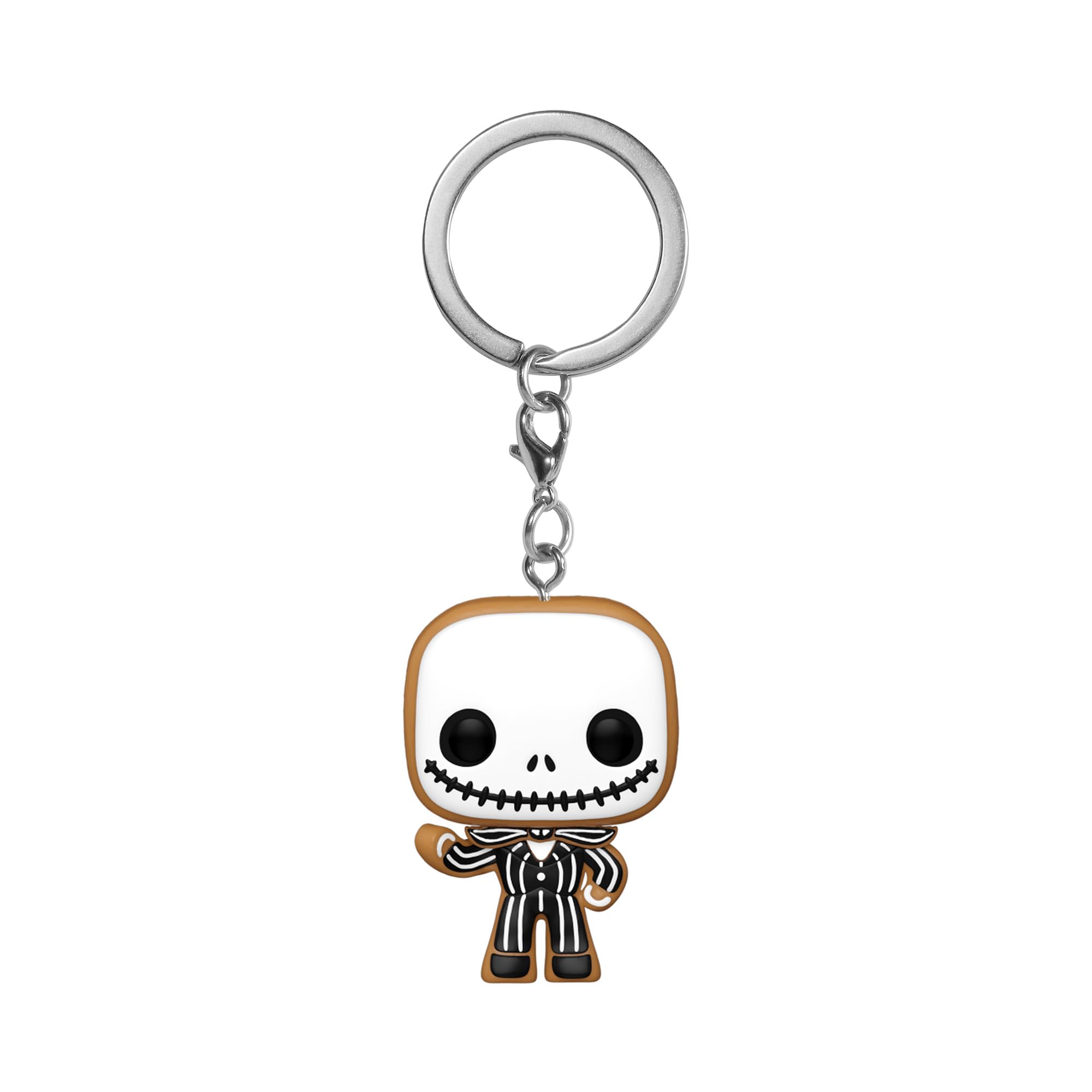 Funko POP! Keychain: Disney the Nightmare Before Christmas - Jack Skellington - (Gingerbread) Novelty Keyring - Collectable Mini Figure - Stocking Filler - Gift Idea - Official Merchandise