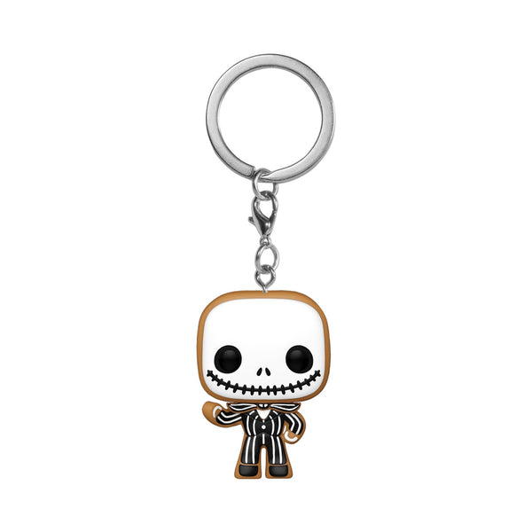 Funko POP! Keychain: Disney the Nightmare Before Christmas - Jack Skellington - (Gingerbread) Novelty Keyring - Collectable Mini Figure - Stocking Filler - Gift Idea - Official Merchandise