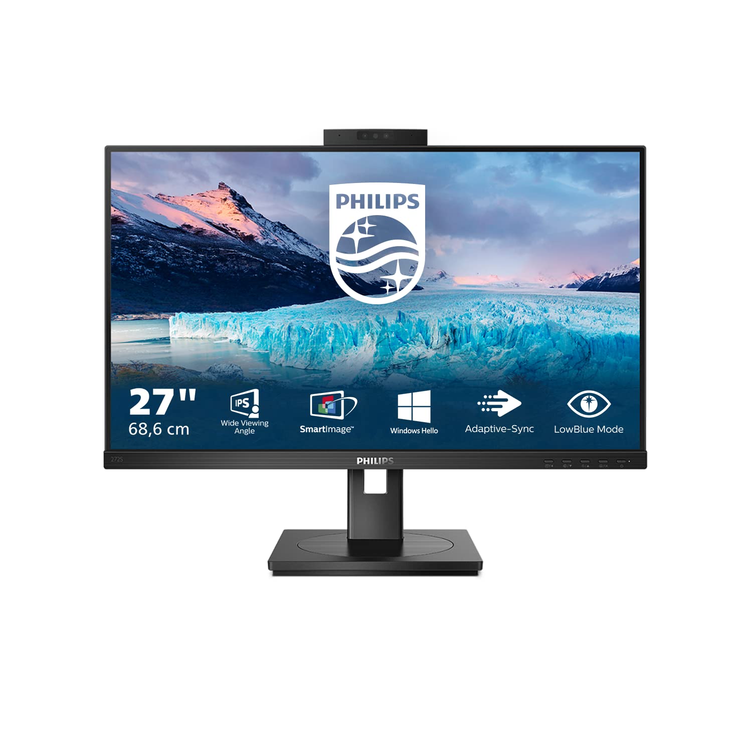 PHILIPS Monitor LCD monitor with Windows Hello Webcam 272S1MH S Line 27" (68.6 cm) 1920 x 1080 (Full HD)