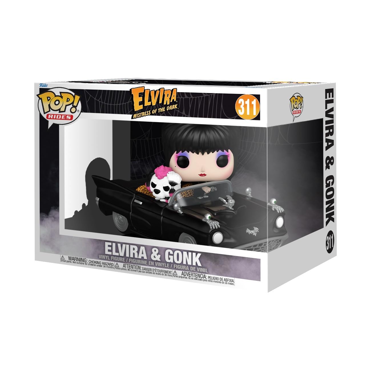 Funko Pop! Rides Deluxe: Elvira Mistress Of the Dark With Macabre Mobile - Collectable Vinyl Figure - Gift Idea - Official Merchandise - Toys for Kids & Adults - Movies Fans