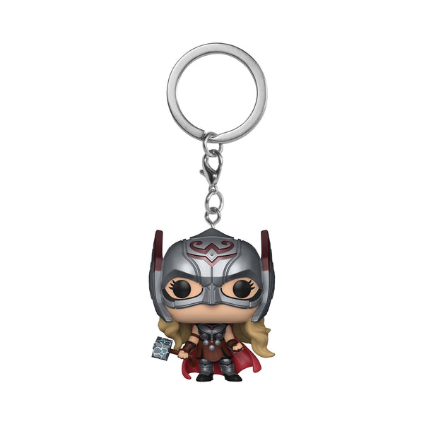 Funko POP! Keychain: Marvel: Thor: Love and Thunder - Mighty Thor Novelty Keyring - Collectable Mini Figure - Stocking Filler - Gift Idea - Official Merchandise - Movies Fans - Backpack Decor