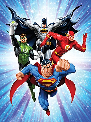 DC Comics Justice League Supreme Team Canvas Print, 60 x 80 cm