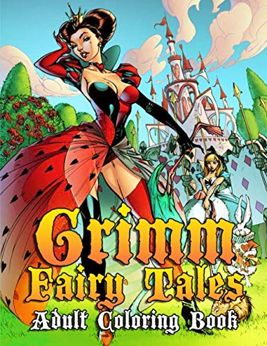 Grimm Fairy Tales Adult Coloring Book: Great addition for your collection