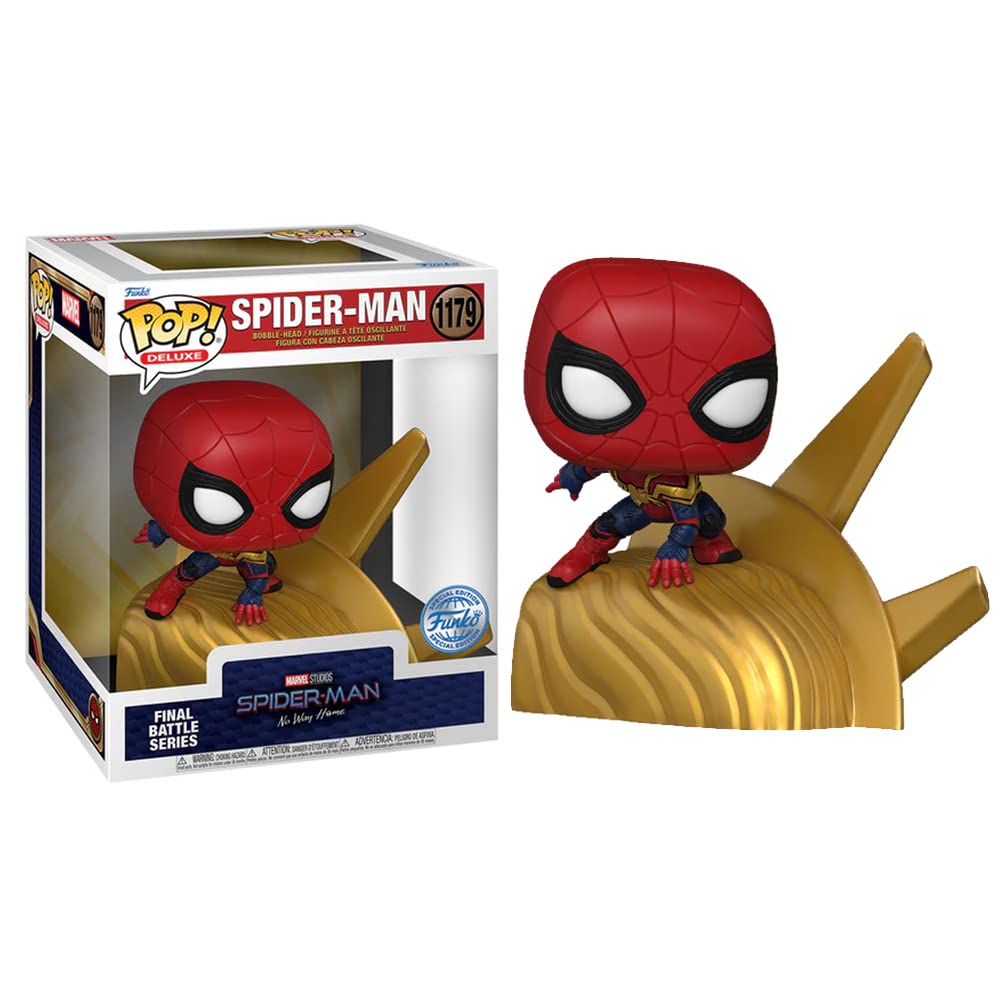 Funko Pop Deluxe! Marvel: Spider-Man No Way Home BTL - SM1 (Exc), Collectible Vinyl Figure, (FU68387)