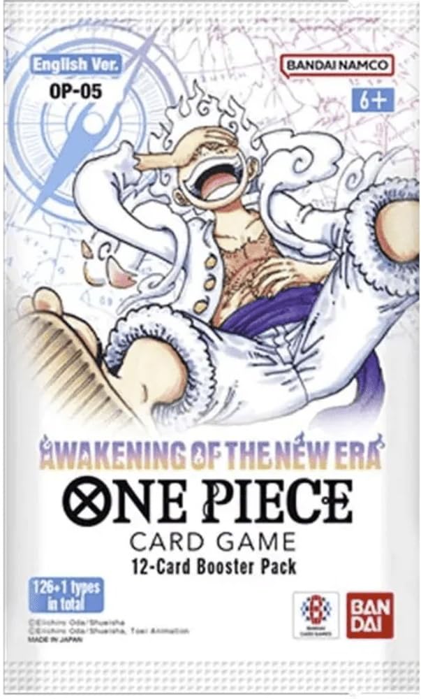 Bandai | One Piece Card Game: Awakening of the New Era - Single Booster Pack (12 Cards) (OP-05 English) | Trading Card Game