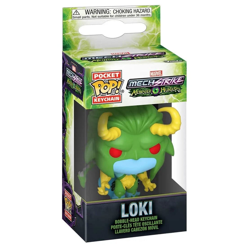 Funko Pop! Keychain: Monster Hunters - Loki - Marvel Comics Novelty Keyring - Collectable Mini Figure - Stocking Filler - Gift Idea - Official Merchandise - Comic Books Fans - Backpack Decor