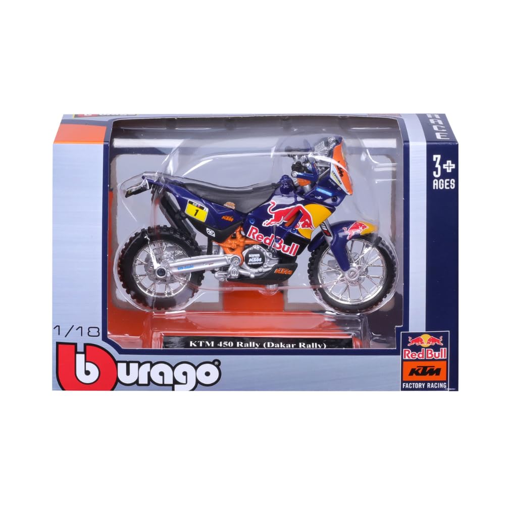 KTM 450 Rally [ Bburago 51070] Factory Racing Team 1 18 Die Cast, Sorted