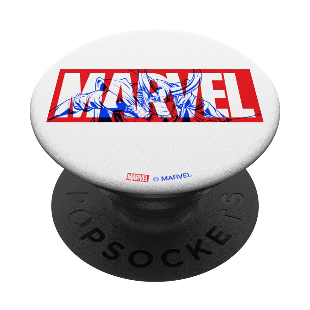 Marvel Logo Loki Comic Art PopSockets Swappable PopGrip