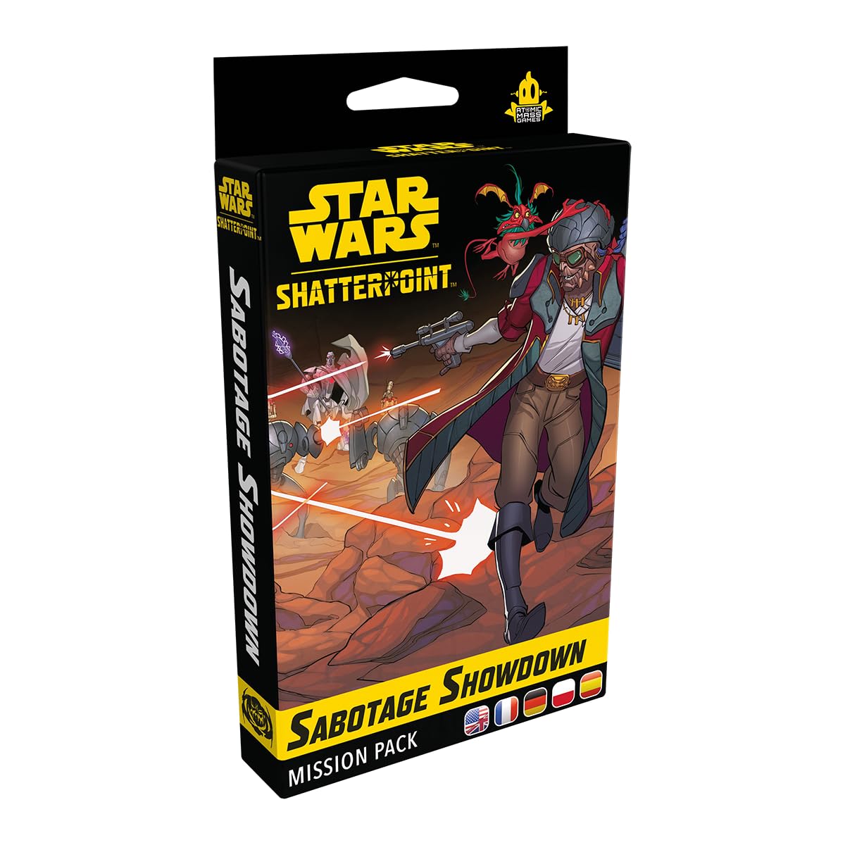 Atomic Mass Games | Star Wars Shatterpoint: Sabotage Showdown Mission Pack | Tabletop Miniatures Game | Ages 14+ | 2 Players | 90 Minutes Playing Time