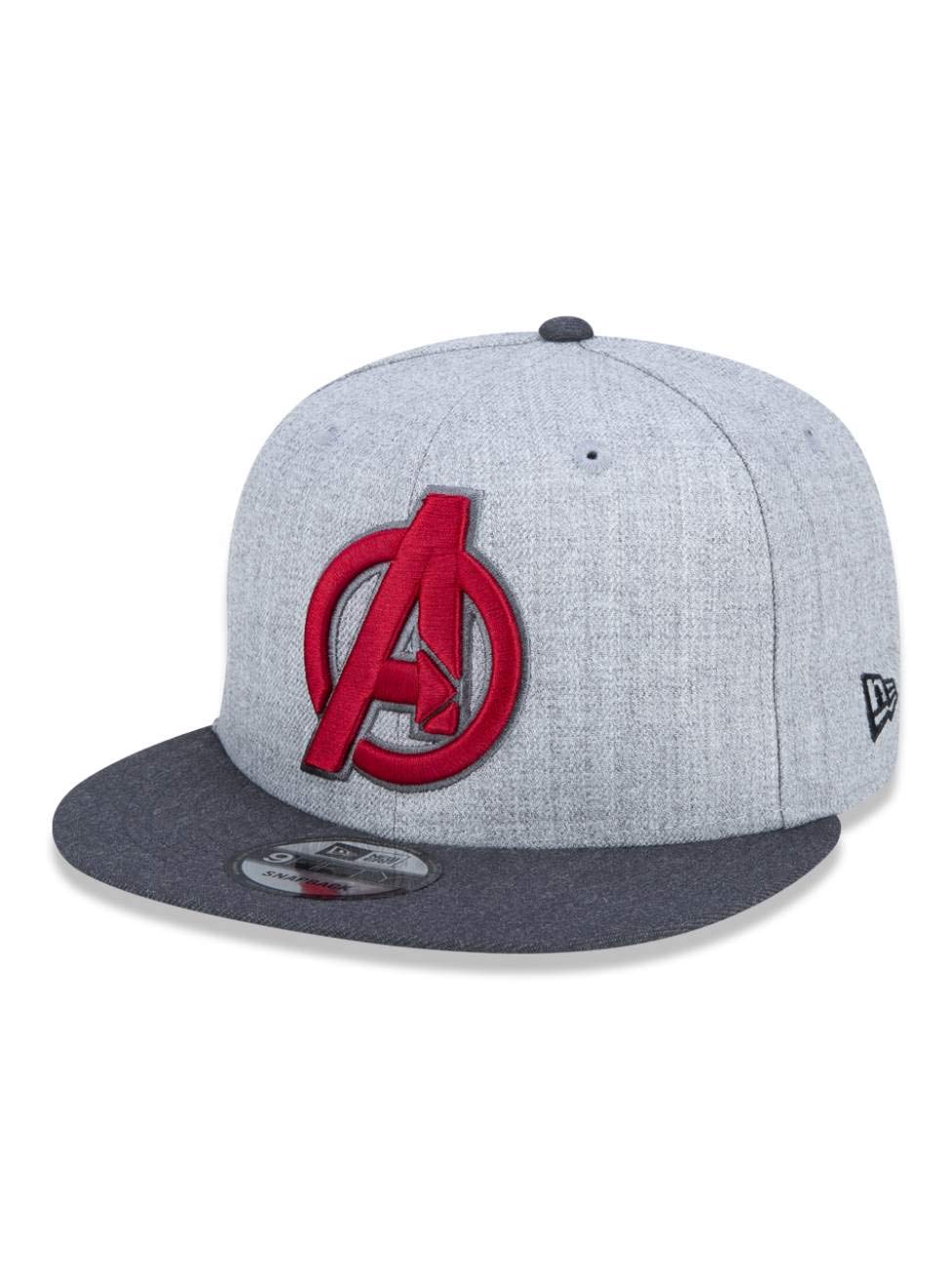 New Era 9Fifty Snapback Marvel Comics Cap - Heather Avengers Grey