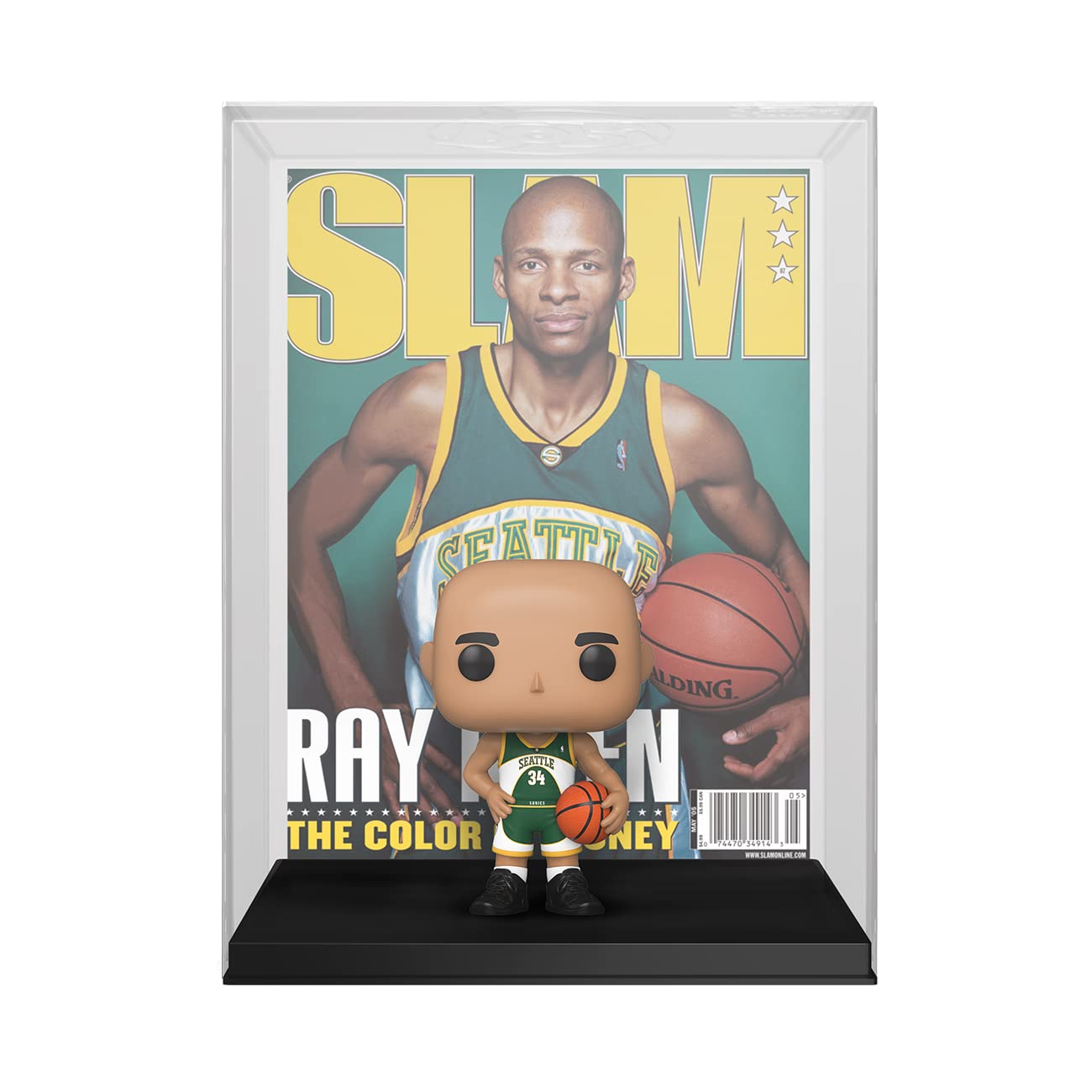 Funko Pop! NBA Cover: SLAM - Ray Allen - Collectable Vinyl Figure - Gift Idea - Official Merchandise - Toys for Kids & Adults - Sports Fans - Model Figure for Collectors and Display