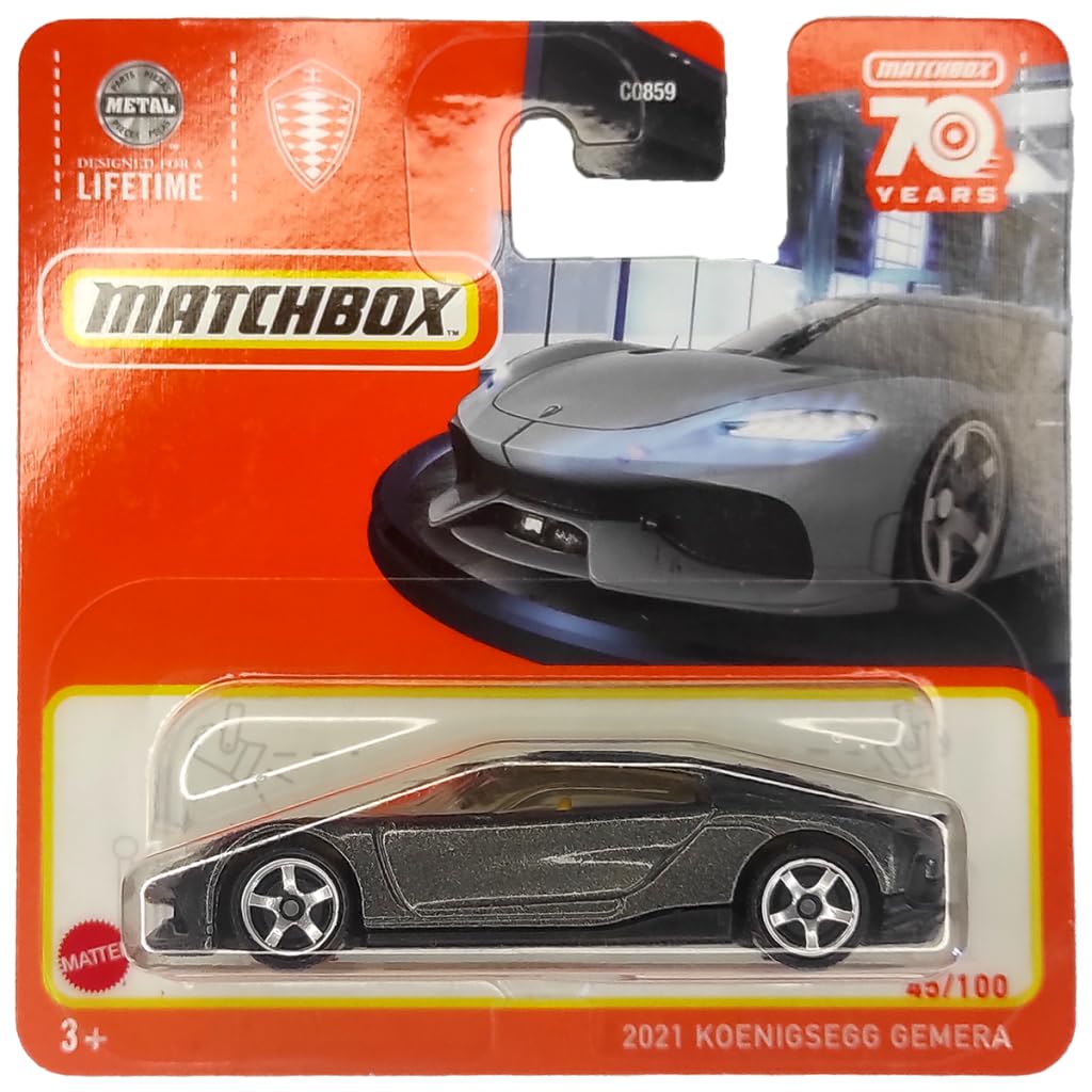 Matchbox Koenigsegg Gemera 45/100 Series 2023 Metalflake Grey