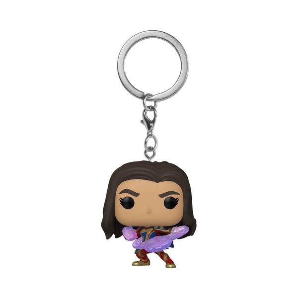 Funko POP! Keychain: The Marvels - Ms. Marvel Novelty Keyring - Collectable Mini Figure - Stocking Filler - Gift Idea - Official Merchandise - Movies Fans - Backpack Decor