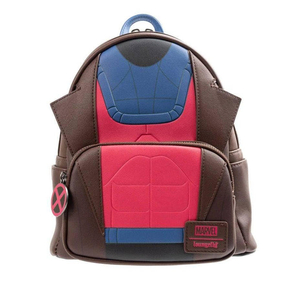 Loungefly X-Men Gambit Cosplay Mini-Backpack - Entertainment Earth Exclusive, Brown, Mini, X-men Gambit Cosplay Mini-backpack