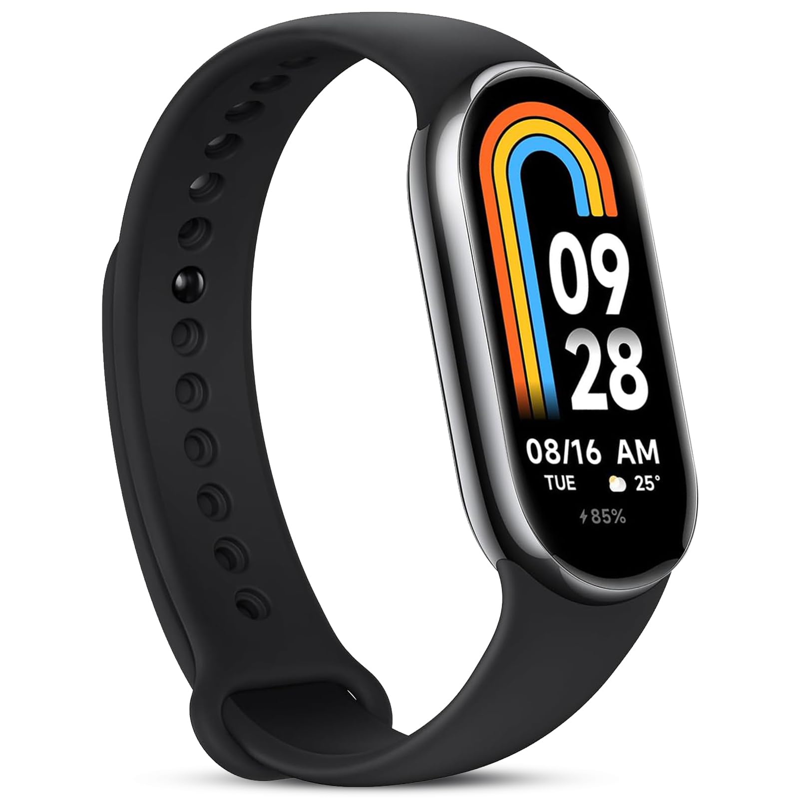 Xiaomi Smart Band 8, Smart Watch,1.62'' AMOLED Screen,16 Days Battery Life,Fitness Watch with Heart Rate Sleep Monitor Step Counter,150+ Sports Modes Fitness Tracker, 5ATM* (Black)