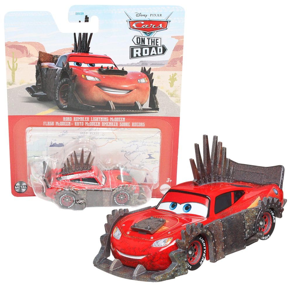 Mattel Vehicles Racing Style Disney Cars Die Cast 1:55 Car, Type: Lightning Road Rumbler