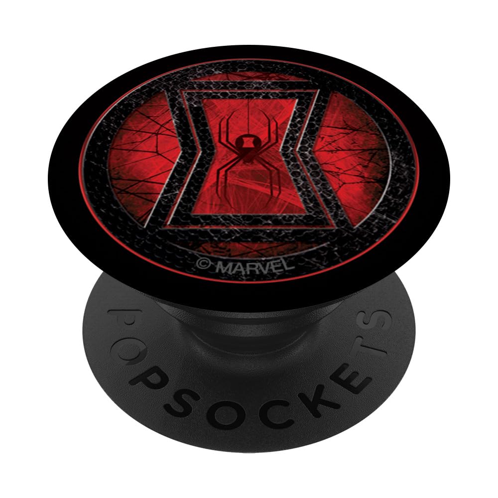 Marvel Black Widow Natasha Romanoff Spider Icon PopSockets Swappable PopGrip