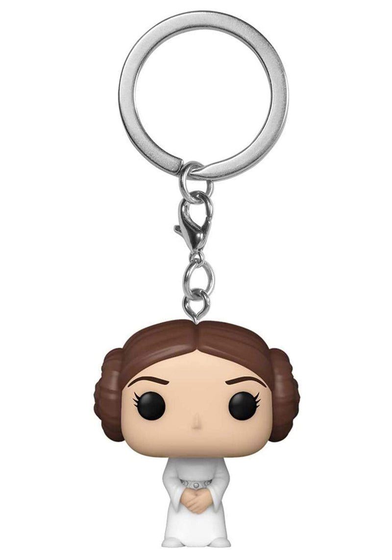 Funko Pop! Keychain: Star Wars - Princess Leia Novelty Keyring - Collectable Mini Figure - Stocking Filler - Gift Idea - Official Merchandise - Movies Fans - Backpack Decor