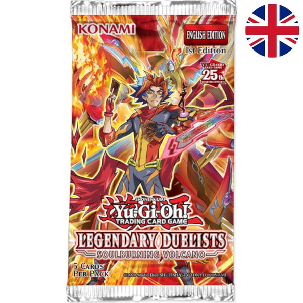 Yu-Gi-Oh! - Legendary Duelists #10 - Soulburning Volcano Booster - 1st Edition (Pack of 5 cards)