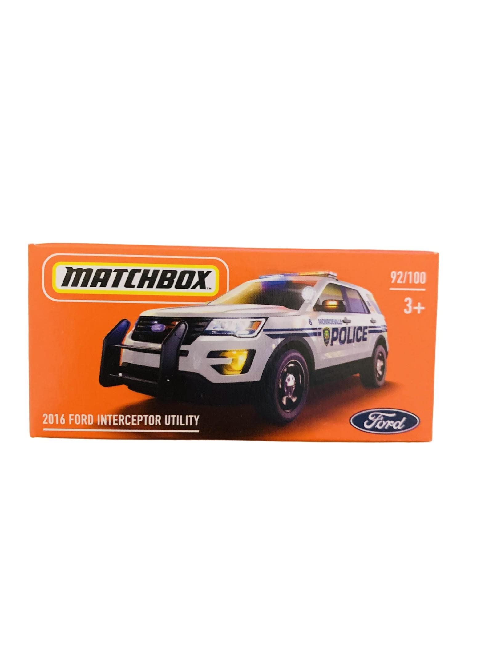 Matchbox 2016 Ford Interceptor Utility, Police 92/100