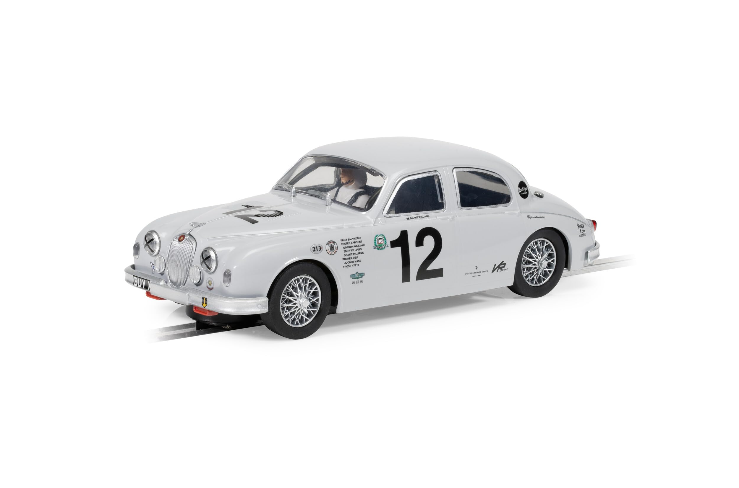 Scalextric Cars - C4419 Jaguar MK1 - BUY1 - Goodwood 2021 - Toy Slot Car for use Race Tracks or Set - Small Kids Gift Ideas for Boy/Girl Ages 5 Accessories