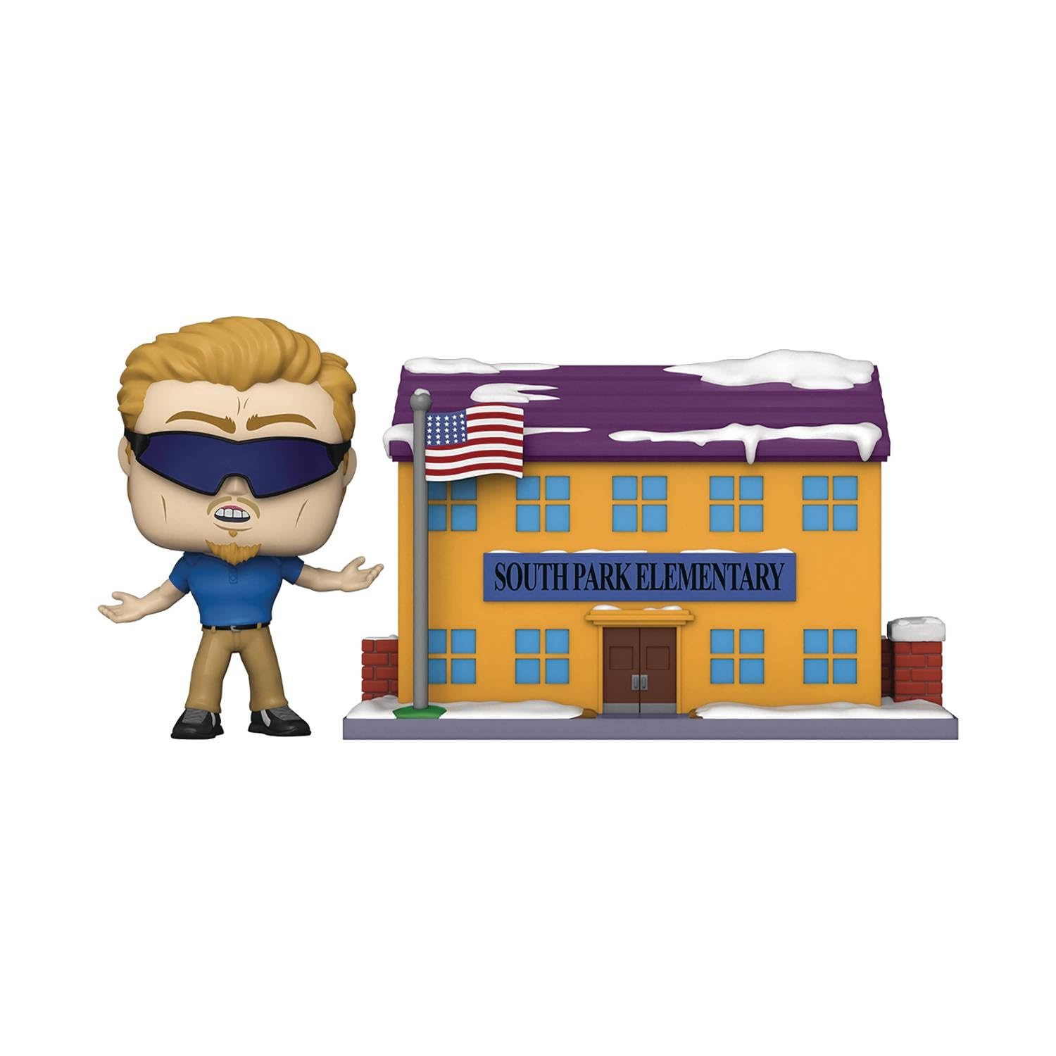 Funko POP! Town: SP - SP South Park Elementary With Pieces Principal - South Park - Collectable Vinyl Figure - Gift Idea - Official Merchandise - Toys for Kids & Adults - TV Fans