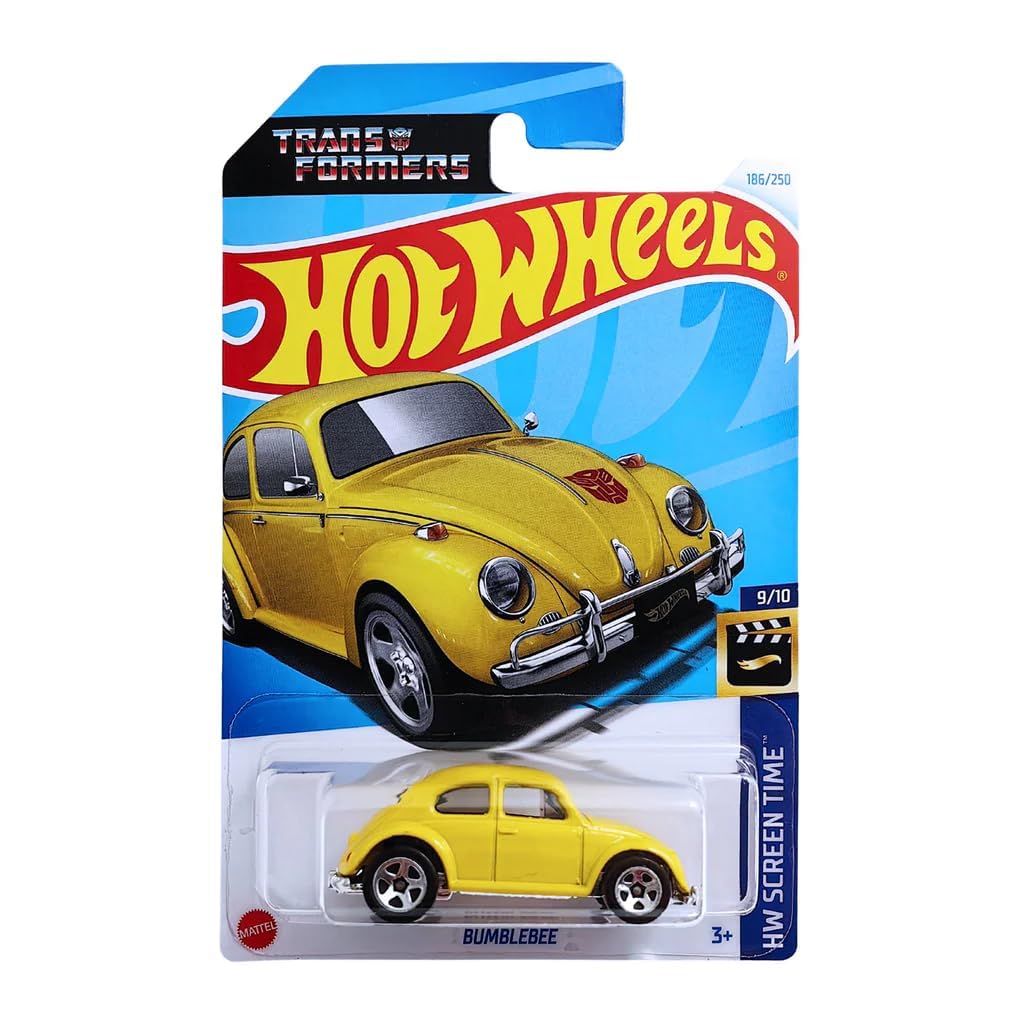 Hot Wheels - Bumblebee - HW Screen Time 9/10 - HTB35 - Short Card - Transformers - VW Beetle - Mattel 2024-1:64