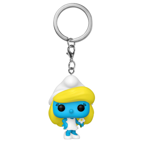 Funko POP! Keychain: Smurfs - Smurfette - SMURFS Novelty Keyring - Collectable Mini Figure - Stocking Filler - Gift Idea - Official Merchandise - TV Fans - Backpack Decor