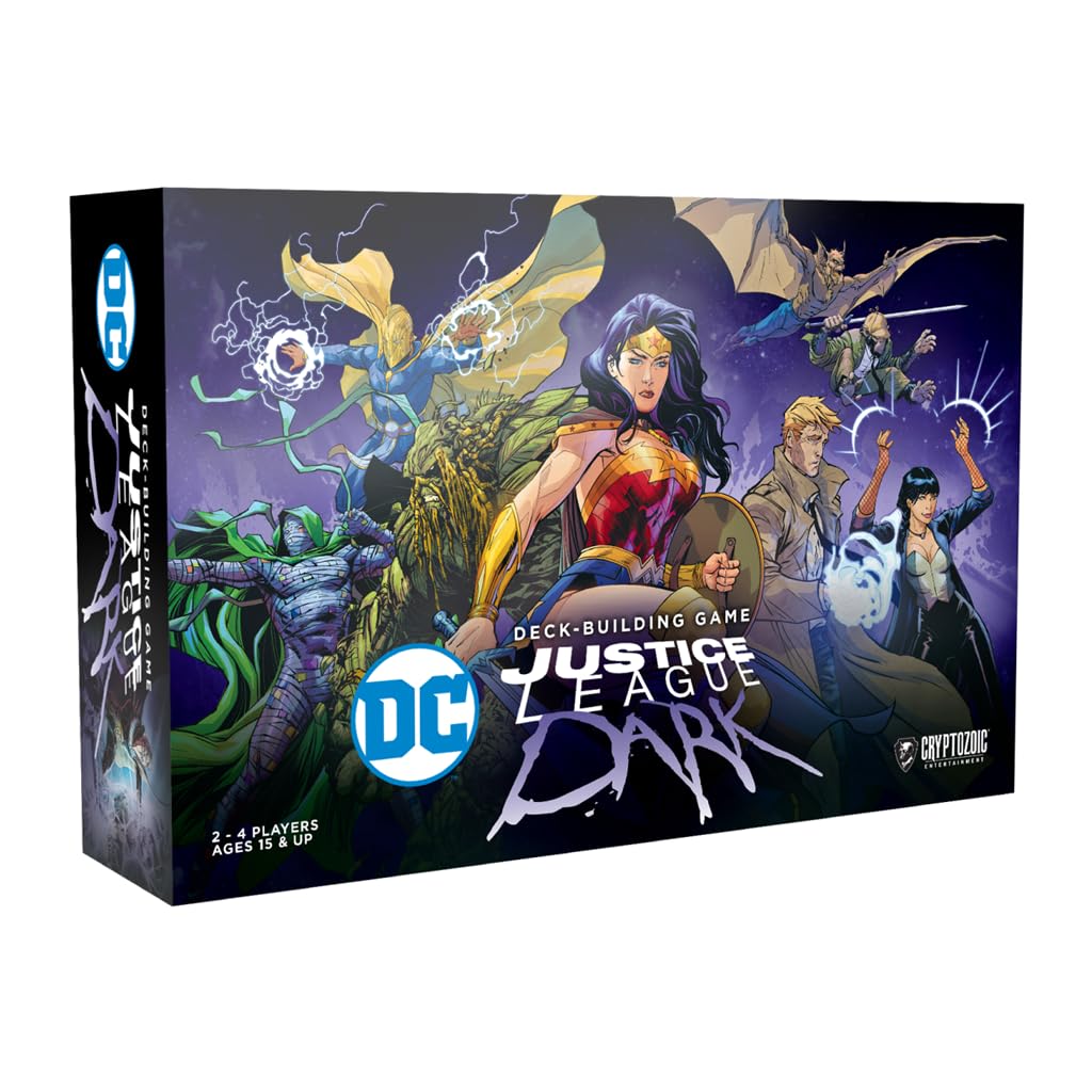 DC Cryptozoic Deck-Building Game: Justice League Dark | Card Game | Base Game | 1-4 Players | Ages 15+ | English