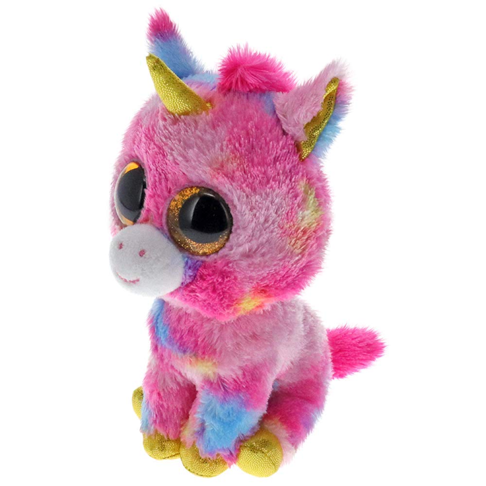 TY Beanie Boo Plush - Fantasia the Unicorn 15cm, Pink