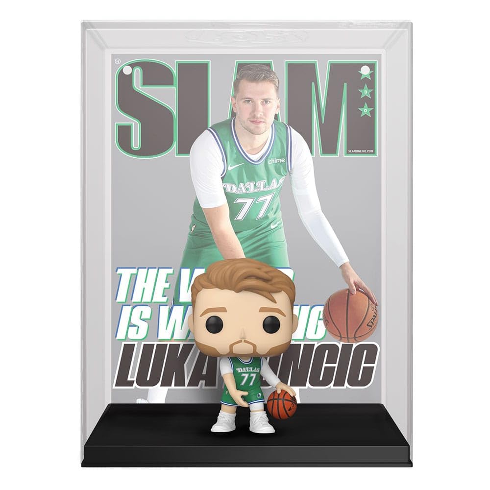 Funko Pop! NBA Cover: Slam - Luka Doncic - Collectable Vinyl Figure - Gift Idea - Official Merchandise - Toys for Kids & Adults - Sports Fans - Model Figure for Collectors and Display