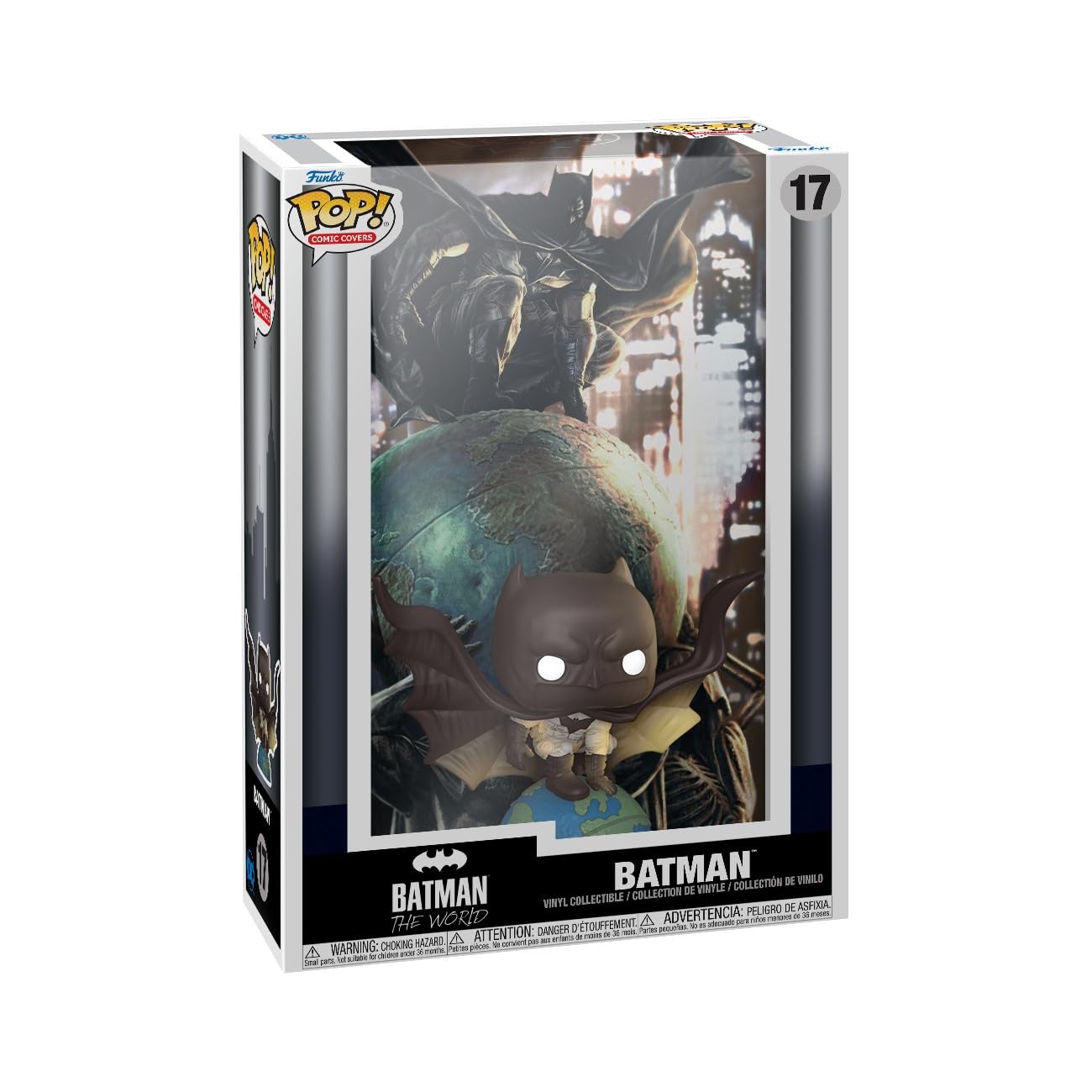 Funko Pop! Comic Cover: DC – Batman the World - DC Comics - Collectable Vinyl Figure - Gift Idea - Official Merchandise - Toys for Kids & Adults - Movies Fans - Model Figure for Collectors