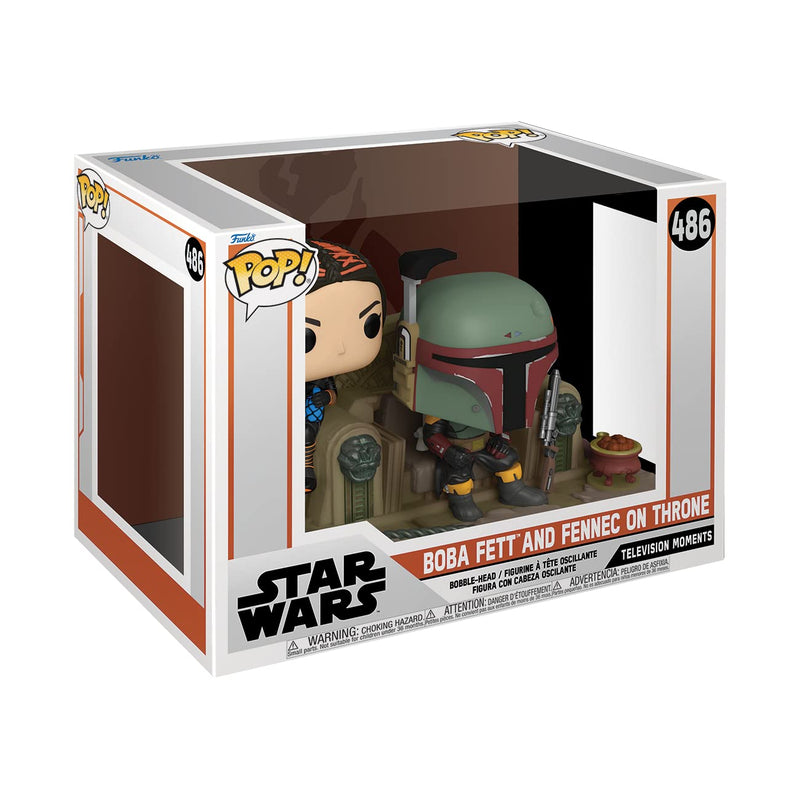 Funko POP! Moment: Star Wars: the Mandalorian - Boba Fett & Fennec Shand - Collectable Vinyl Figure - Gift Idea - Official Merchandise - Toys for Kids & Adults - TV Fans - Model Figure for Collectors